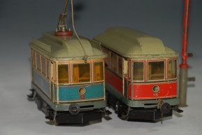 Carette G. Nbg. elektrische Straßenbahn Nr. 48 Oberleitung * Spur 1 * um 1910-1915