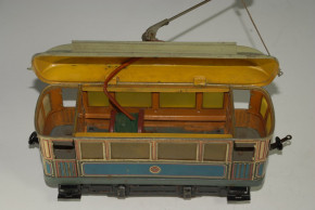 Carette G. Nbg. elektrische Straßenbahn Nr. 48 Oberleitung * Spur 1 * um 1910-1915