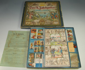 uraltes Kinderspiel * Das 19. Jahrhundert - 100 Jahre! * J. Beck O.M.R. von 1879