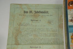 uraltes Kinderspiel * Das 19. Jahrhundert - 100 Jahre! * J. Beck O.M.R. von 1879