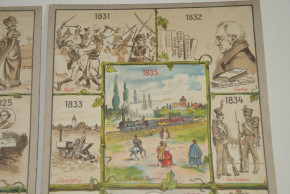 uraltes Kinderspiel * Das 19. Jahrhundert - 100 Jahre! * J. Beck O.M.R. von 1879