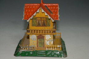 GBN brothers Bing money box house * metal around 1900-1905