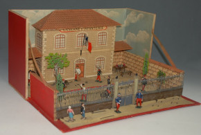 C.B.G. Mignot Paris * Caserne D ' infantry * original scenery box with figures * twenties