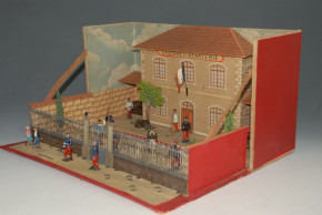 C.B.G. Mignot Paris * Caserne D ' infantry * original scenery box with figures * twenties