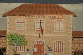 C.B.G. Mignot Paris * Caserne D ' infantry * original scenery box with figures * twenties