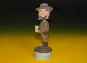 Head shaking figure from papier-mâché * Candybox - soldier with ammunition belt * at 1900