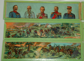 Laterna Magica * 10 armed forces pictures from German French War * at 1900