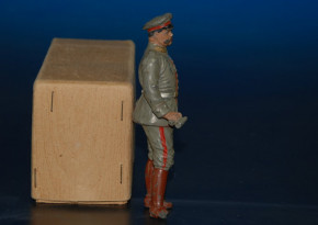 G. Heyde tin figure * field marshal of Hindenburg * portrait figure 5.1 inch at 1900