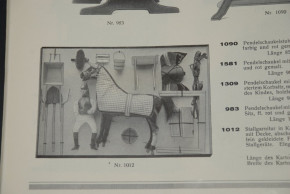 original toys catalogue horse toys * C. Beck & A. Schulze * Ohrdruf at 1910