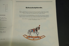 original toys catalogue horse toys * C. Beck & A. Schulze * Ohrdruf at 1910