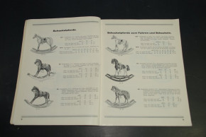 original toys catalogue horse toys * C. Beck & A. Schulze * Ohrdruf at 1910