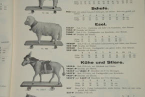 original toys catalogue horse toys * C. Beck & A. Schulze * Ohrdruf at 1910