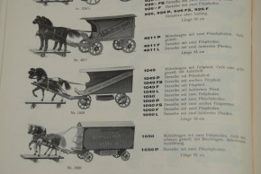 original toys catalogue horse toys * C. Beck & A. Schulze * Ohrdruf at 1910