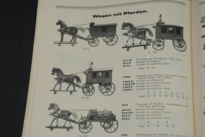 original toys catalogue horse toys * C. Beck & A. Schulze * Ohrdruf at 1910