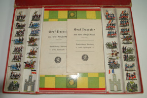 Count Haeseler most interesting war game of 1st WW with 32 Haffner tin figures in the box * at 1905