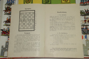 Graf Haeseler hochinteressantes Kriegsspiel 1. WK mit 32 Haffner Zinnfiguren im O.K. * um 1905