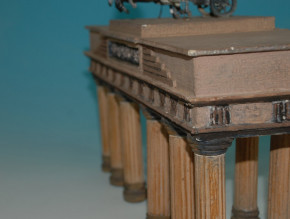 Brandenburg Gate * figures model made of wood, cardboard & tin * thirties