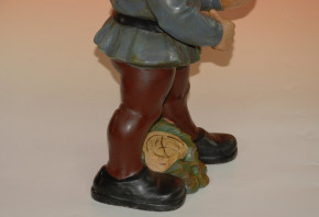 age garden gnome angler * height of 76 cm * forties-fifties