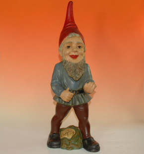 age garden gnome angler * height of 76 cm * forties-fifties