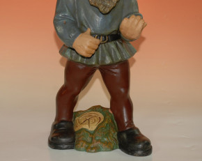 age garden gnome angler * height of 76 cm * forties-fifties