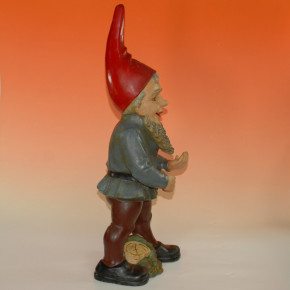 age garden gnome angler * height of 76 cm * forties-fifties