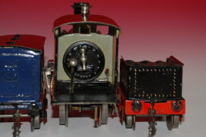 antique Märklin clock plant train with 3 railway carriages * trace 1