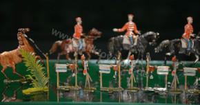 Söhlke, Gerhard Berlin tin figures - Prussian lancers cavalry camp * 100 parts * at 1860