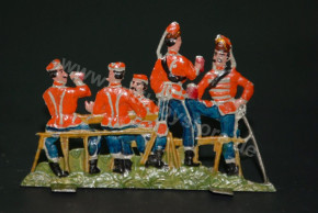 Söhlke, Gerhard Berlin tin figures - Prussian lancers cavalry camp * 100 parts * at 1860