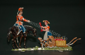 Söhlke, Gerhard Berlin tin figures - Prussian lancers cavalry camp * 100 parts * at 1860