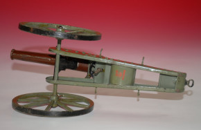 Märklin Feld Artillerie Kanone Nr. 8007/1 & Soldaten Figur H 16,5 cm * ab 1904