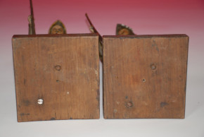 2 große Ritter Figuren * Holz geschnitzt & handbemalt * um 1800