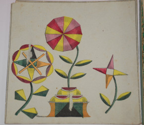 uraltes Biedermeier Kinderspiel * Flora das Blumenspiel * Nürnberg um 1850