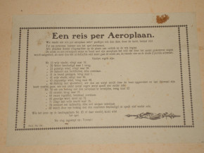 uraltes Kinderspiel * Eine Reise mit den Aeroplan * Spear & Söhne Nürnberg um 1905