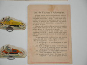 uraltes Dorndorf Kinderspiel - Automobilspiel * Teuf Teuf No. 337 * Litho´s. um 1905