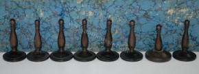 antique Biedermeier chess set in box * rare at 1840/1850