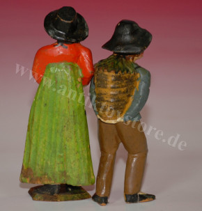 2 uralte Oberammergauer Figuren * Krippenfiguren um 1850/1860