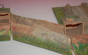 Erzgebirge 6 parts trenches for miniature figures * 1st WW 1914/1915