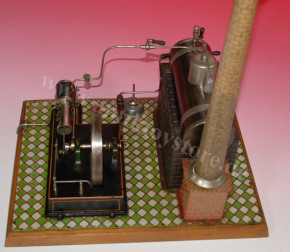 GBN super fine model steam engine with precision cylinder * at 1909