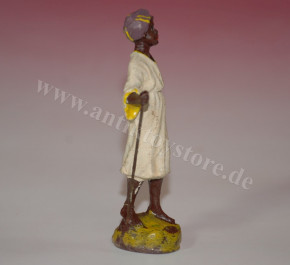 antique mass figure Pfeiffer Vienna * Bedouin - camel leader * at 1900