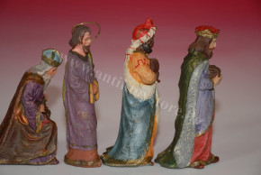 Pfeiffer Wien * 6 antique nativity figures * at 1900