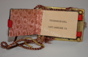 antique ball donation - technician ball with miniature model made of brass * January 19, 1927