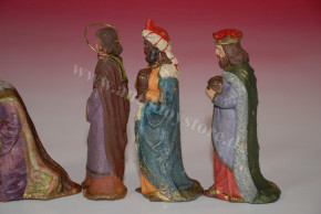 Pfeiffer Wien * 6 antique nativity figures * at 1900