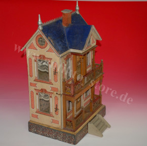 Erzgebirge Moritz Gottschalk dollhouse with lift & lighting * Germany at 1895