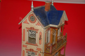 Erzgebirge Moritz Gottschalk dollhouse with lift & lighting * Germany at 1895