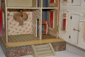 Erzgebirge Moritz Gottschalk dollhouse with lift & lighting * Germany at 1895