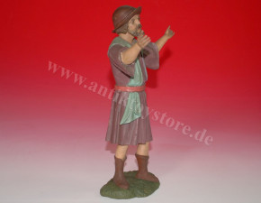 antique large nativity figure * shepherd * Alpine at 1880/1890