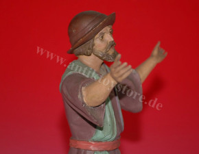 antique large nativity figure * shepherd * Alpine at 1880/1890