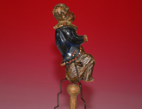 antique pendulum figure * humanized monkey * Oberammergau at 1840/1850