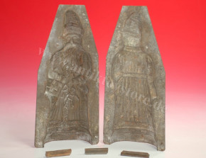 antique chocolate mold Santa Claus with toys * height 28 cm * at 1900