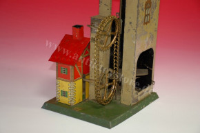 Carette Georg Nürnberg * large driving game - tower with clockwork * at 1900